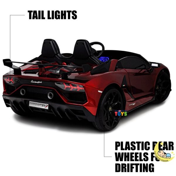 24 Volt Lamborghini 2-Seater Ride On Car with MP4 Touch Screen, Drift Mode  21stcenturyessential