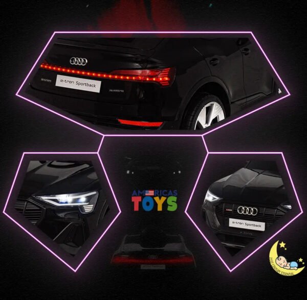 Audi Car for Kids to Drive with Remote Control — Black  21stcenturyessential