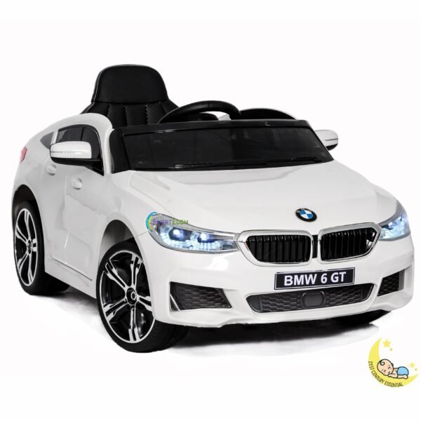 BMW GT Electric Car with Leather Seat - White  21stcenturyessential