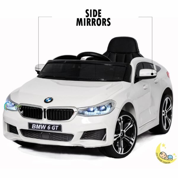 BMW GT Electric Car with Leather Seat - White  21stcenturyessential