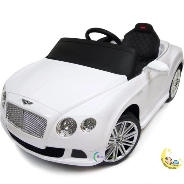 Bentley Continental Electric Ride On Car with Remote Control - White  21stcenturyessential