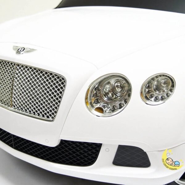 Bentley Continental Electric Ride On Car with Remote Control - White  21stcenturyessential