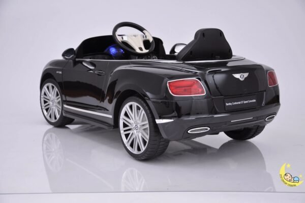 Bentley Continental GT 12V Kids Car with Remote Control - Black  21stcenturyessential