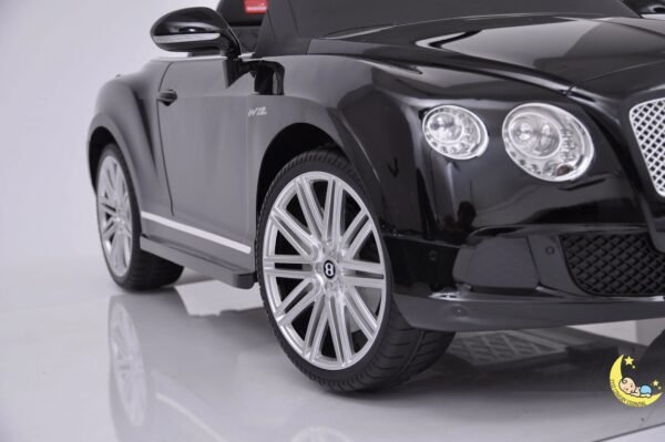 Bentley Continental GT 12V Kids Car with Remote Control - Black  21stcenturyessential