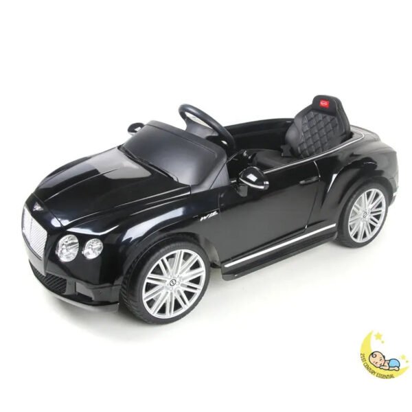 Bentley Continental GT 12V Kids Car with Remote Control - Black  21stcenturyessential