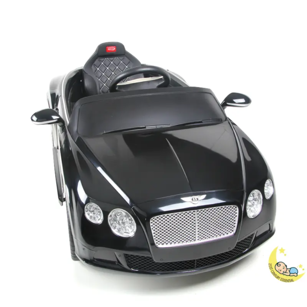 Bentley Continental GT 12V Kids Car with Remote Control - Black  21stcenturyessential