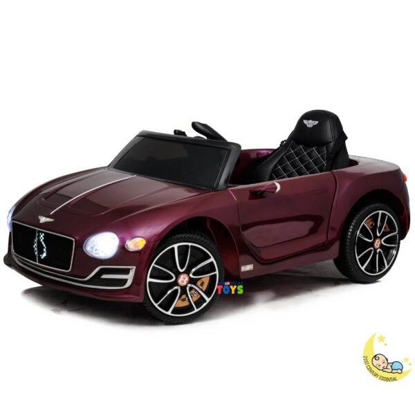 Bentley Kids Ride On Car with Scissor Doors — Purple  21stcenturyessential