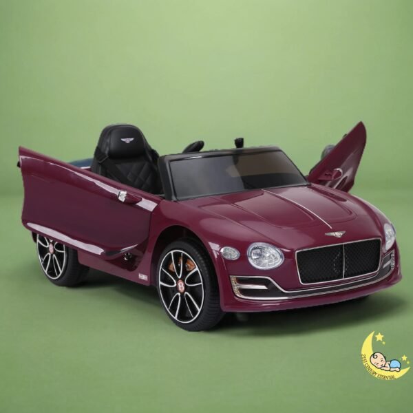 Bentley Kids Ride On Car with Scissor Doors — Purple  21stcenturyessential