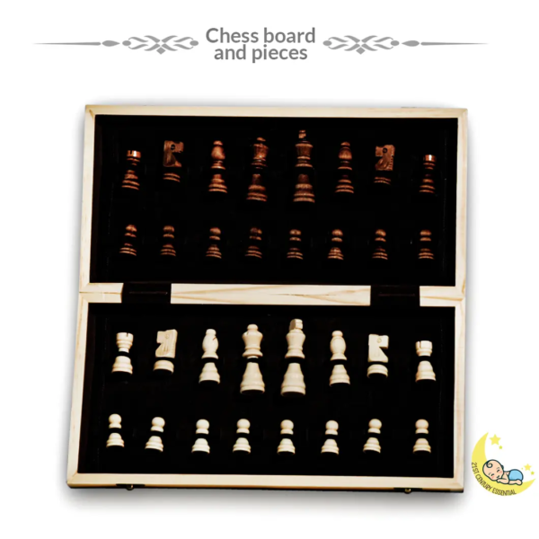 Chess Set 15 in Chess Board Games for Kids Not Magnetic - Image 5