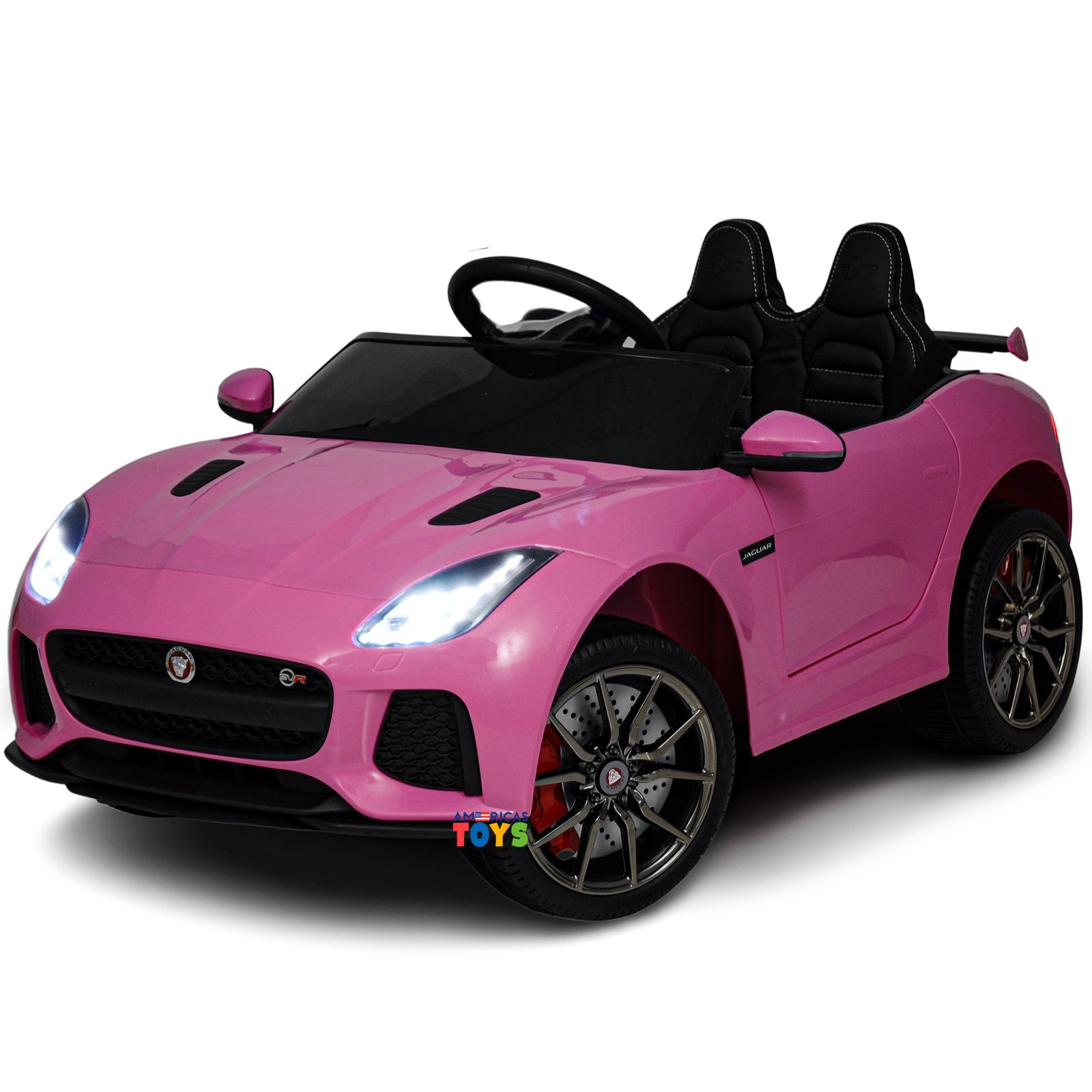 Jaguar Toddler Ride On Car with Remote Control - Pink  21stcenturyessential