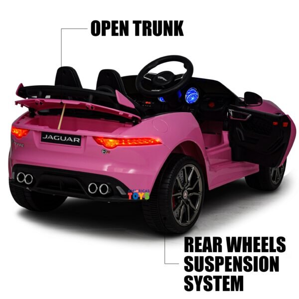 Jaguar Toddler Ride On Car with Remote Control - Pink  21stcenturyessential