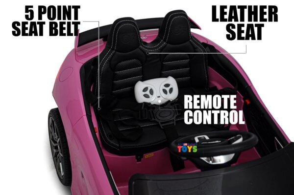 Jaguar Toddler Ride On Car with Remote Control - Pink  21stcenturyessential