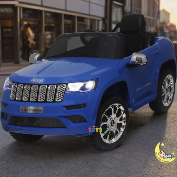 Jeep Kids Car 12V Powered Ride-On with Remote Control - Blue  21stcenturyessential