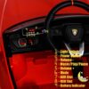 Lambo Urus Kids Ride On Car with Leather Seat - Red  21stcenturyessential