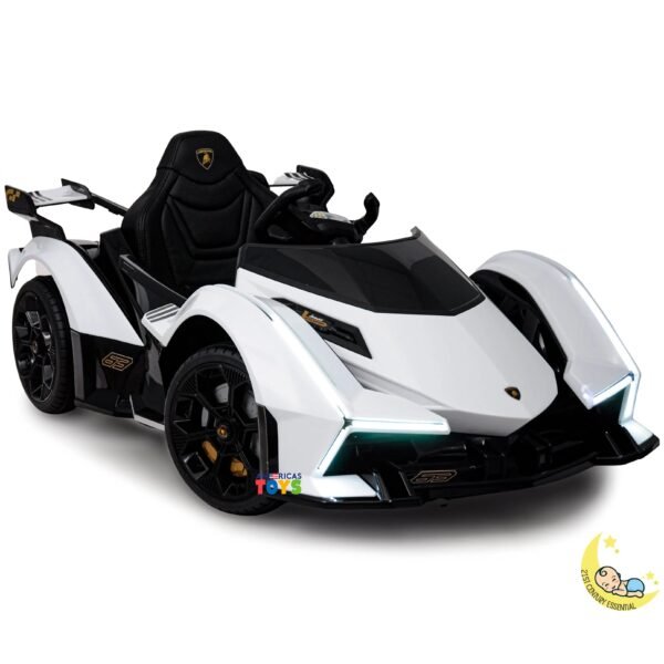 Lamborghini 12V Ride On Car with Leather Seat - Various Colors  21stcenturyessential