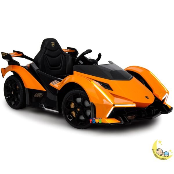 Lamborghini 12V Ride On Car with Leather Seat - Various Colors  21stcenturyessential