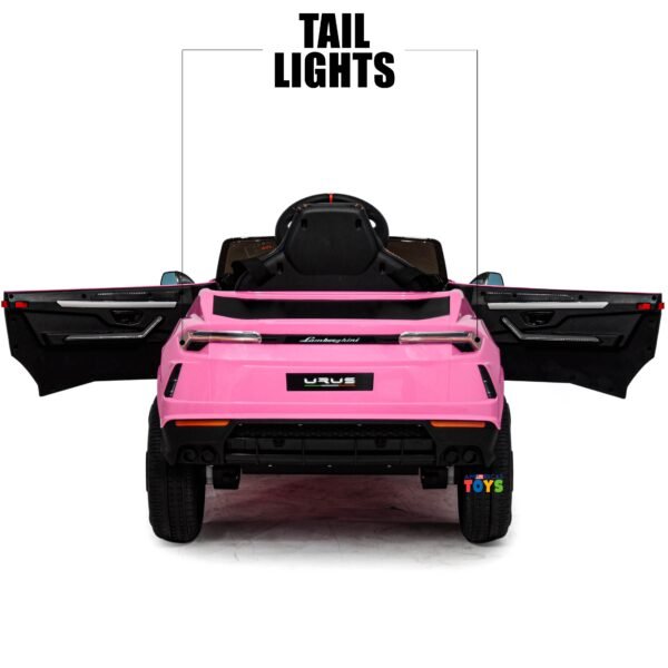 Lamborghini Urus Kids Car with Leather Seat - Pink  21stcenturyessential