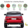 Land Rover 24V 2 Seater Ride On Car with MP4 Player, Leather Seat - Various Colors  21stcenturyessential