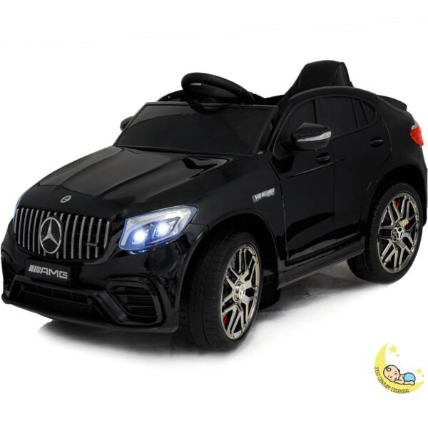 Mercedes AMG Ride On Car with Leather Seat - Black  21stcenturyessential