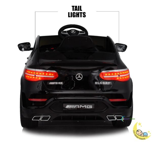 Mercedes AMG Ride On Car with Leather Seat - Black  21stcenturyessential