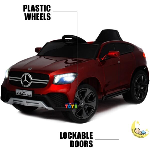 Mercedes Benz Kids Car Ride-On with built-in MP4 Screen - Red  21stcenturyessential