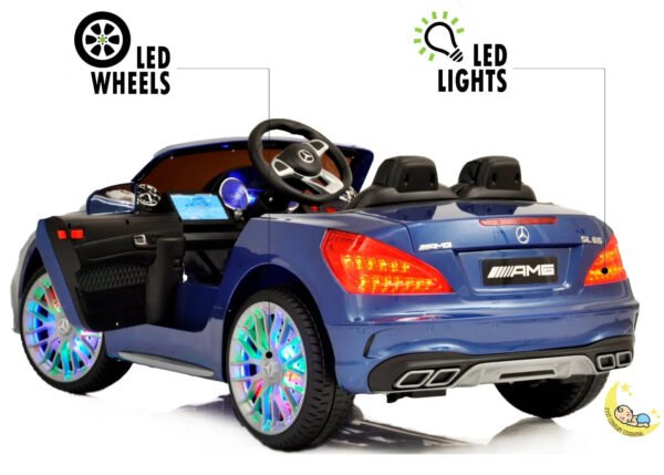 Mercedes Benz Kids Ride On Car with Remote Control - Blue  21stcenturyessential