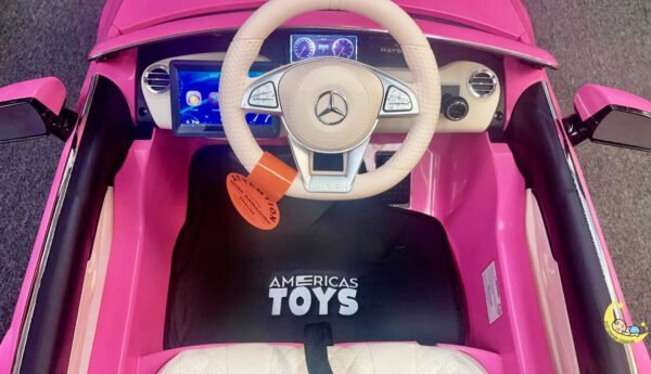 Mercedes Maybach Ride On Car for Kids with MP4 Player, Bluetooth - Black  21stcenturyessential