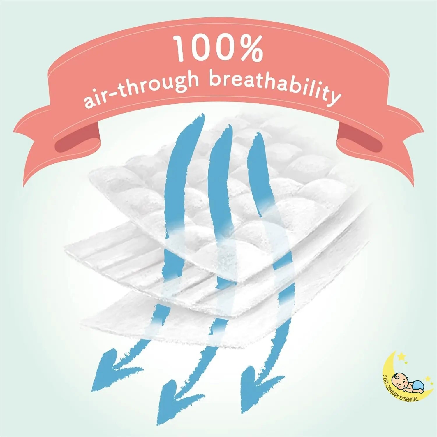 Merries First Premium Diapers Tape Type Size Medium (13-24 lbs) - Image 3