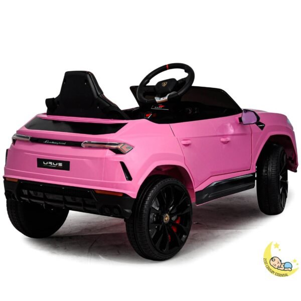 Pink Lamborghini Toy Car Urus Kids Car with Leather Seat  21stcenturyessential