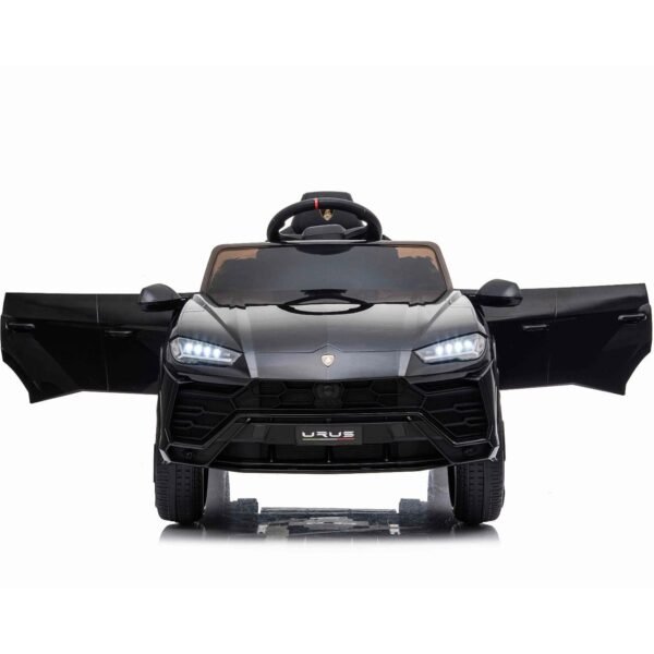 Ride On Lamborghini SUV Ride On Toys with Leather Seat - Black  21stcenturyessential